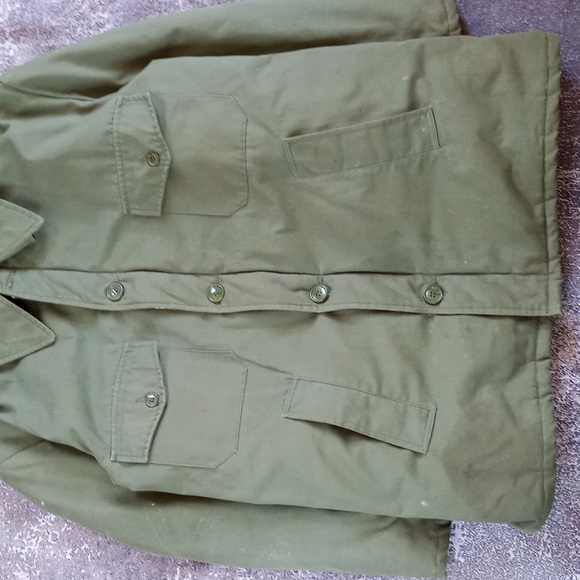 Vintage Outdoor Outfits LIMITED LTD Military Style Jacket Green - Picture 5 of 12